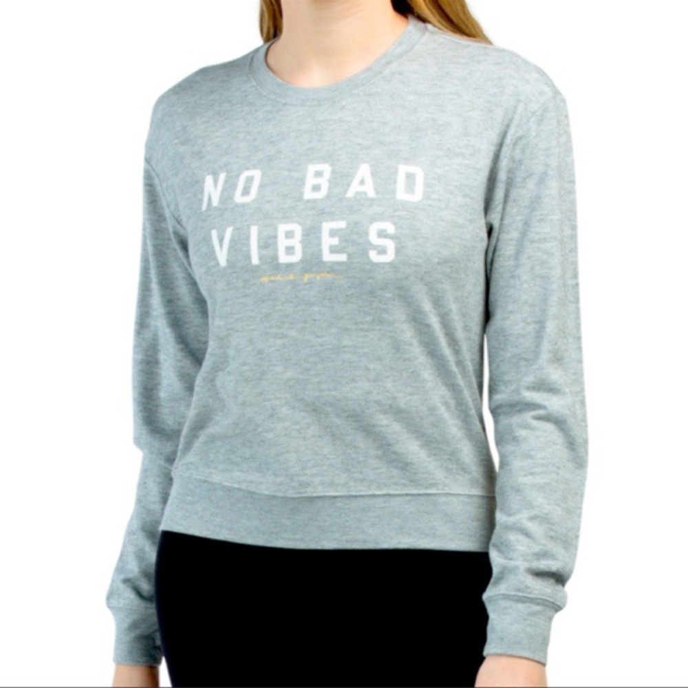 NWT! Spiritual Gangster No Bad Vibes Sweater